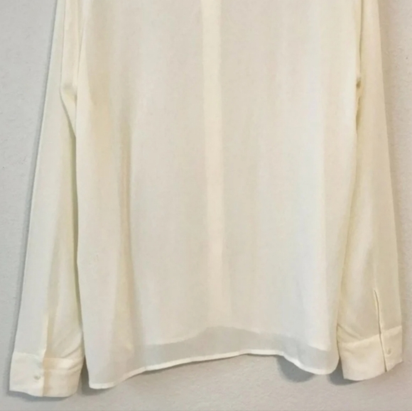 New! Reformation The Violet Ivory Button Down Top - Picture 8 of 12